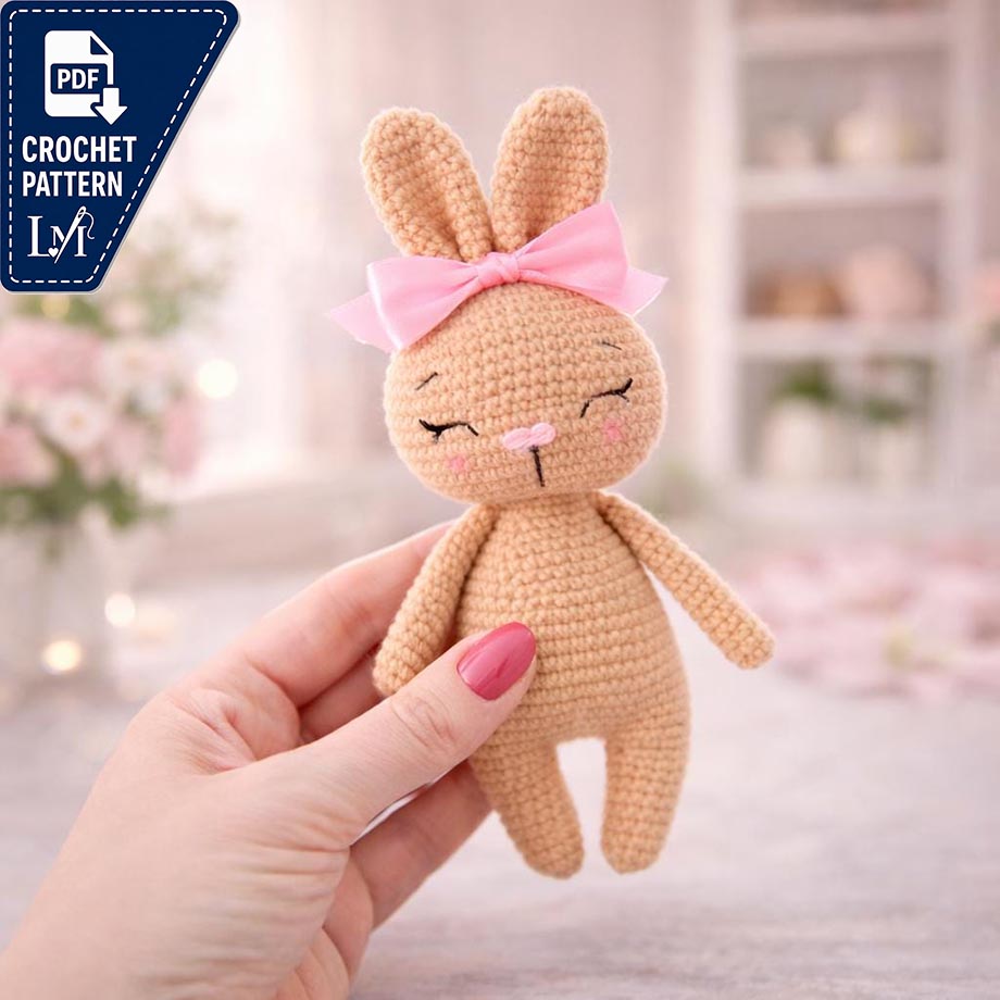 Dress Bunny Crochet Pattern Designs for Handmade Amigurumi 3